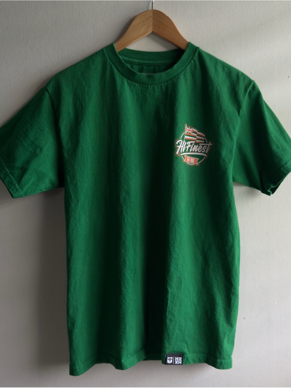 HI Finest Green Graphic‎ Tee Shirt